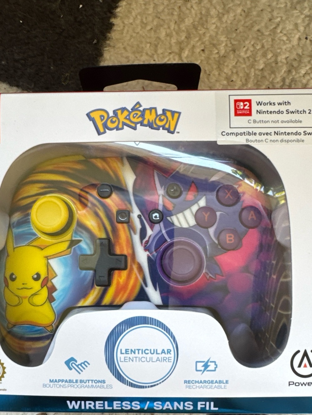 Pokémon Enhanced Wireless Controller for Nintendo Switch - Multicolor